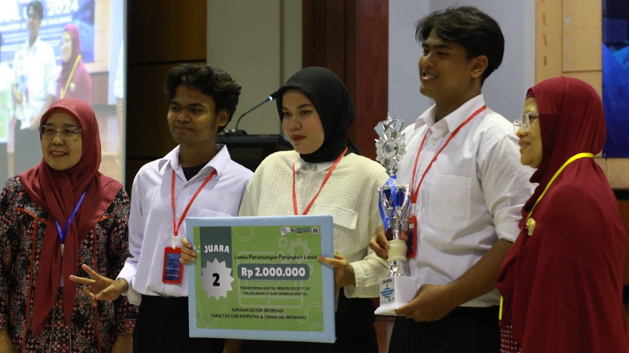 2nd Place Application Development - USB Gunadarma - Achievement by Shabrina Dzakiyah Adani